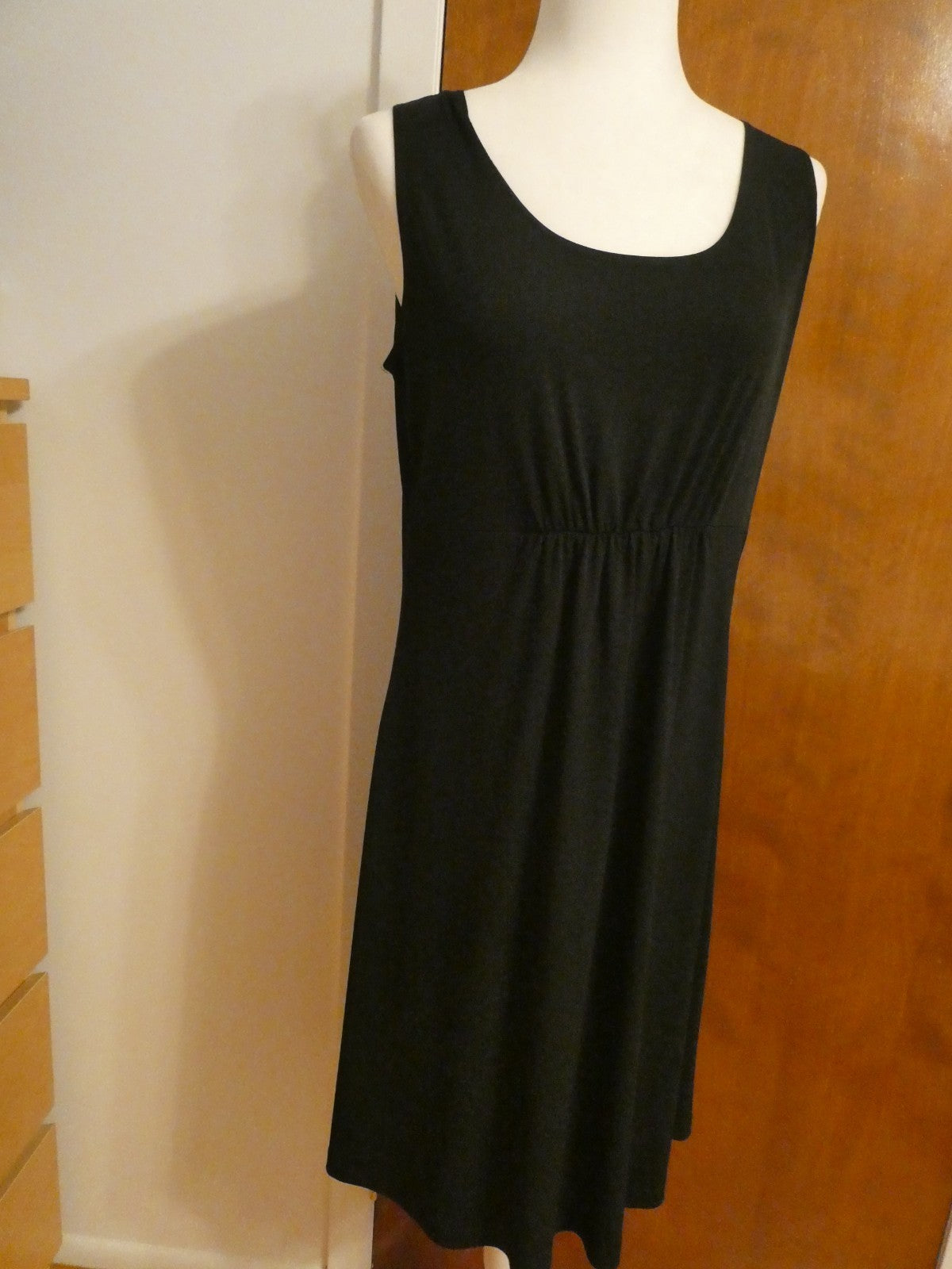 Chico's Black Sleeveless Dress Size 2 / US 12 L 92% Polyester 8% Spandex