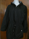 Avenue Women's Black/Multicolor Reversible Jacket Coat Size 18/20