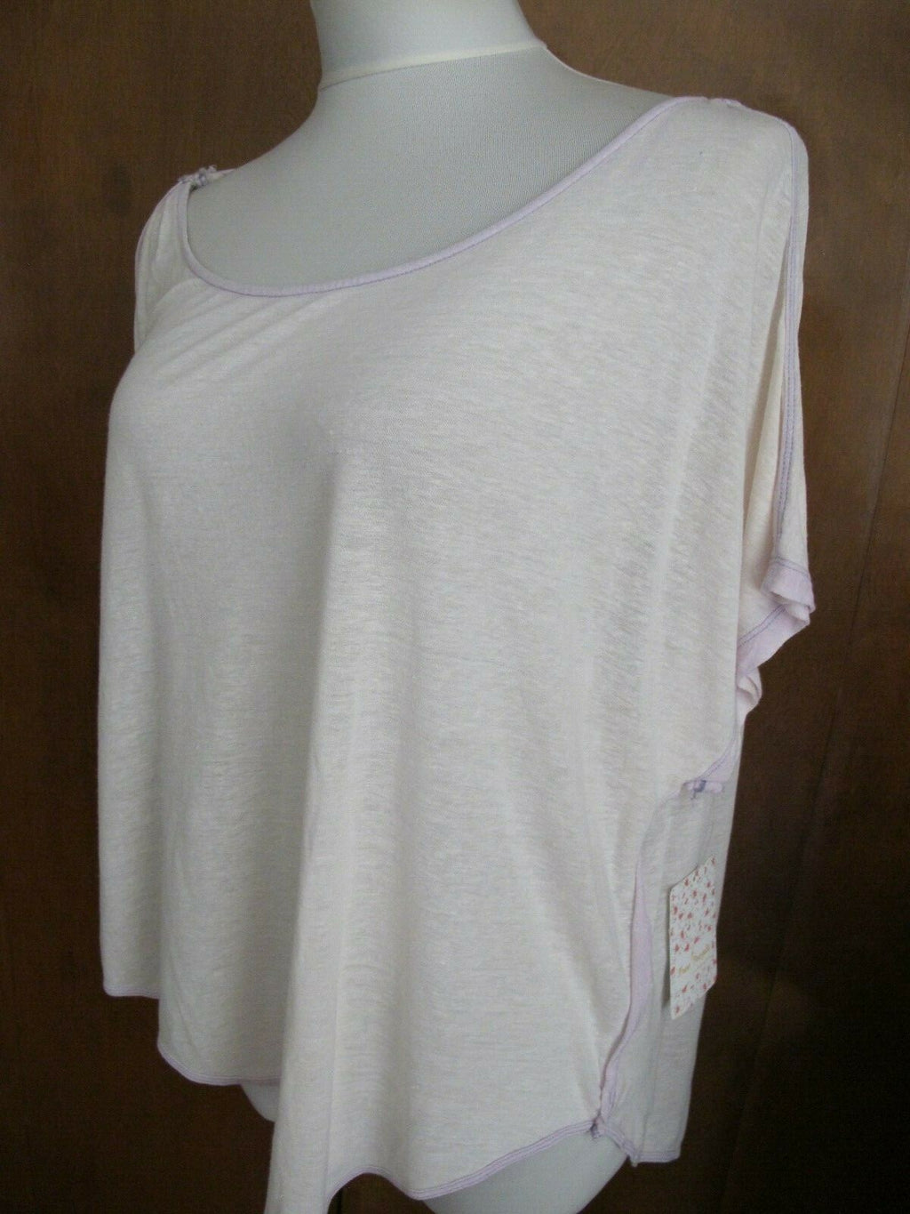 Free People Women’s One Shoulder Lavender Long Top 