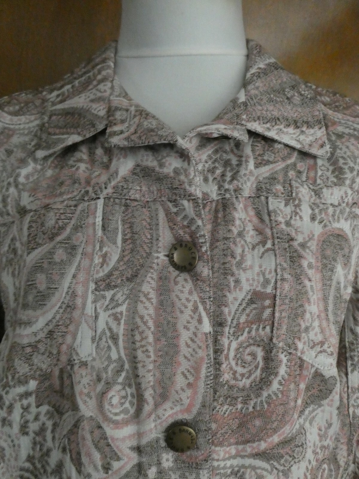 Fashion Born Again Women's Multicolor Detailed Blazer Size Large