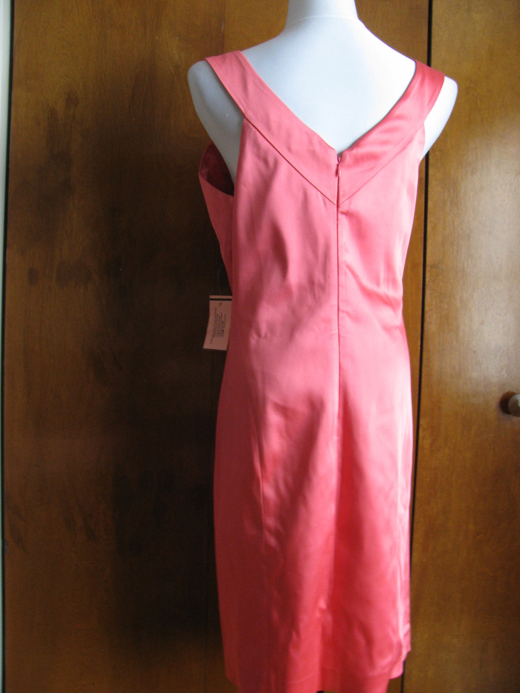 Taylor Women's Pink Satin Lined Dress 14 Fits 12