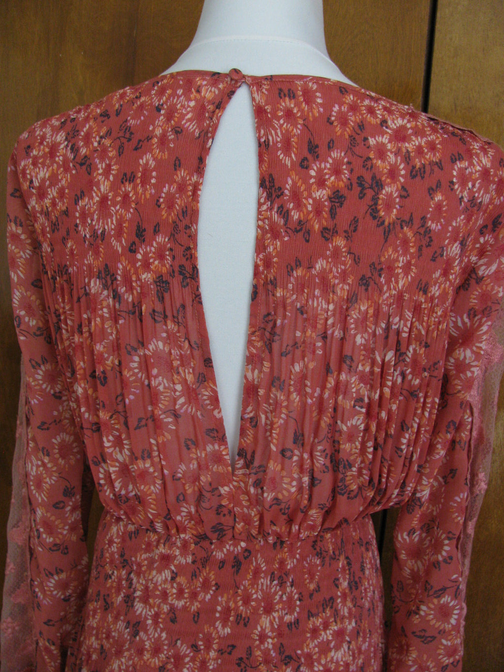 Free People women’s rose glow combo dress size Small