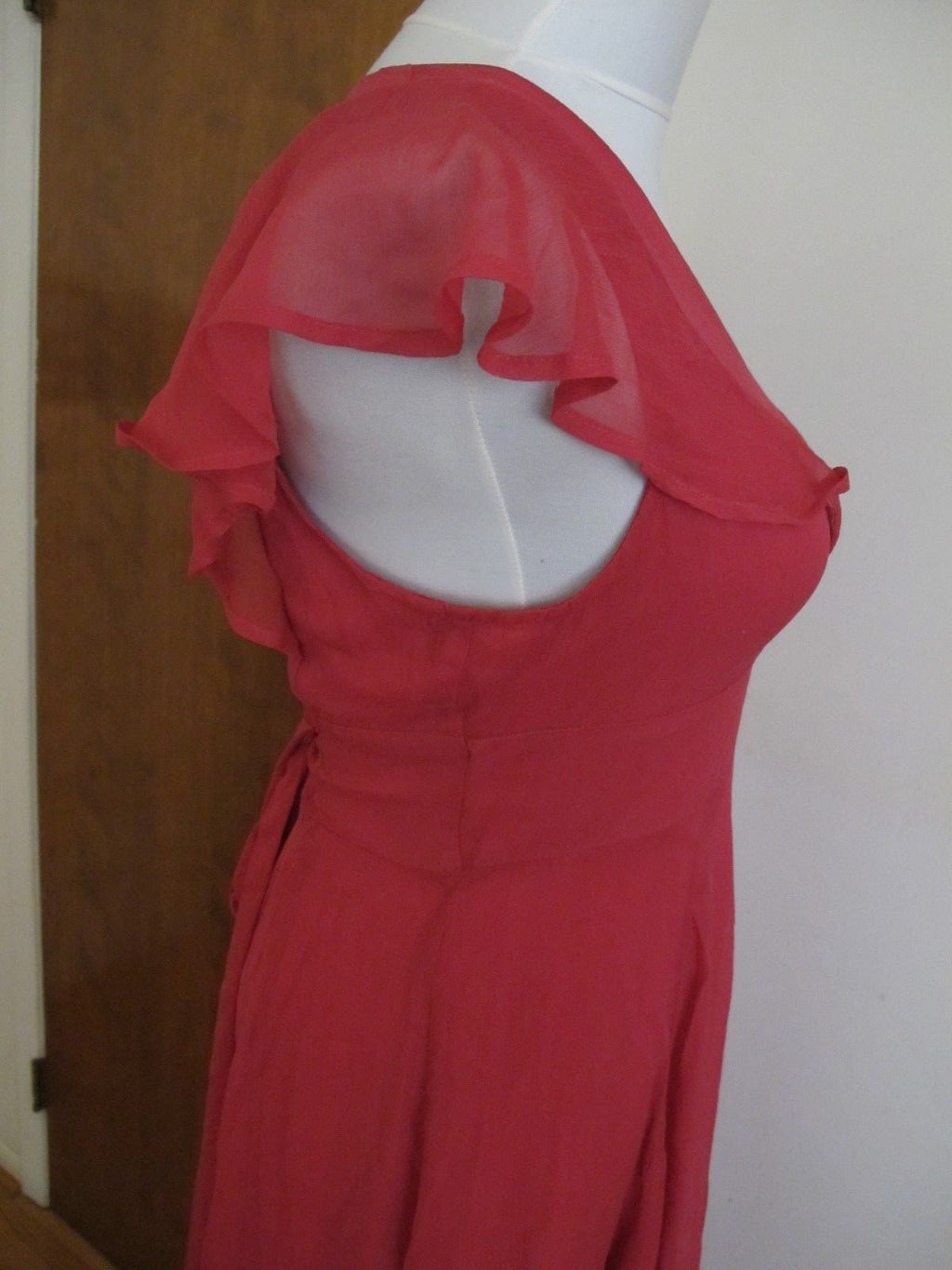 Anthropologie HD in Paris women's Pink/Rose Silk Dress Size 4 