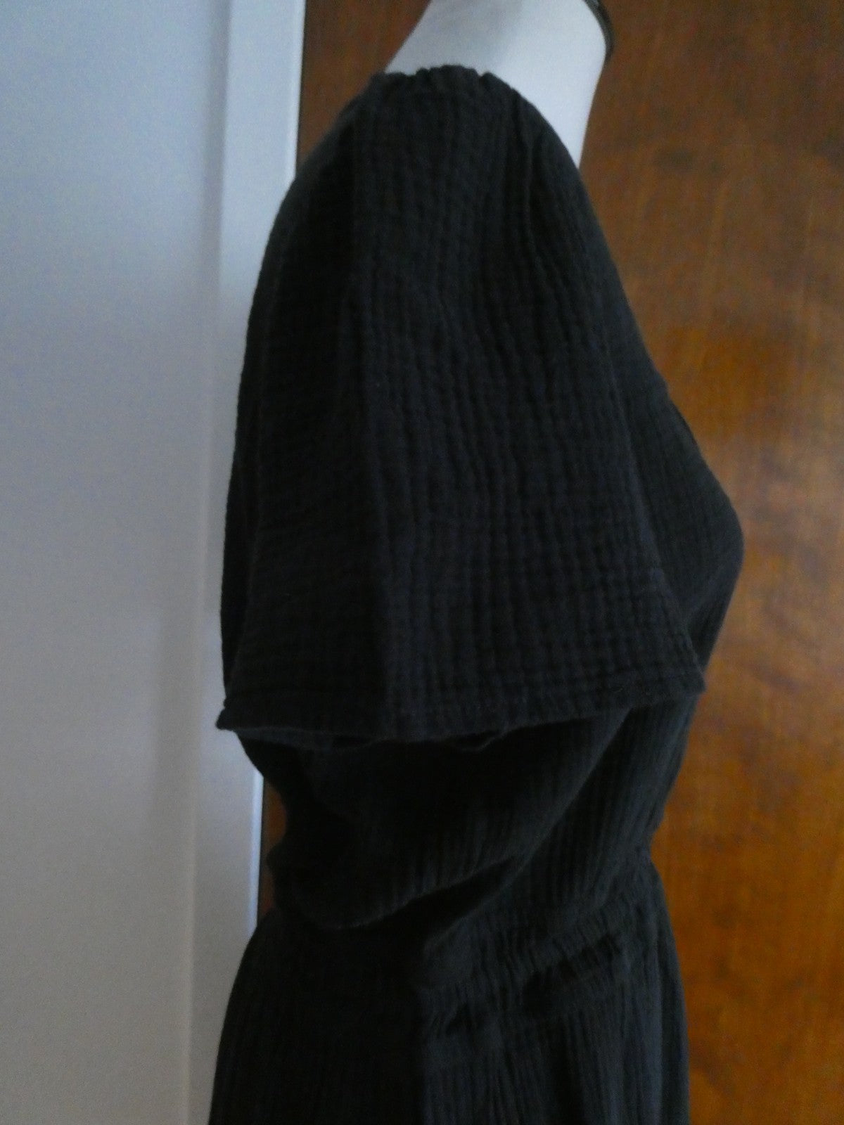U.S. Polo Assn. Women's Black Tiered Dress Size Medium 100% Cotton NWT