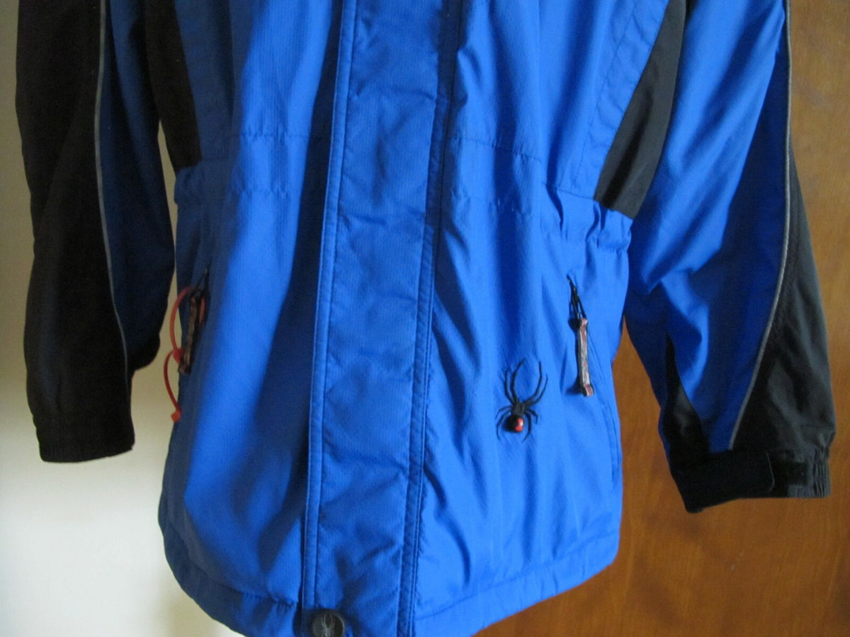 Spyder Men’s Blue/Black Coat Jacket Full Zip Large 