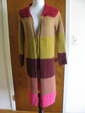Free People Women's Multi Color Stripe Long Cardigan Size Xsmall New