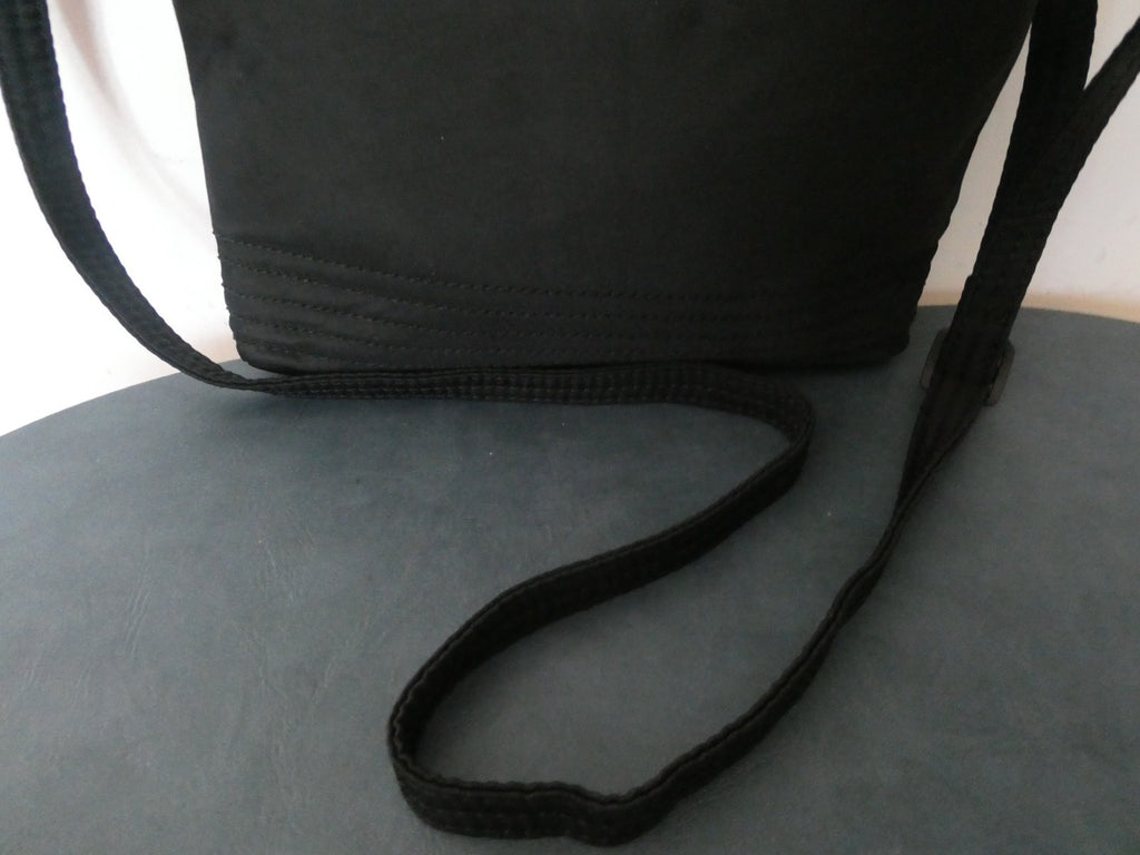 Kate Spade New York Black Nylon Crossbody Bag Zip Top Adjustable Strap