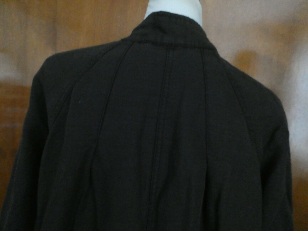 Free People women’s black soft cotton lined stylish jacket coat 