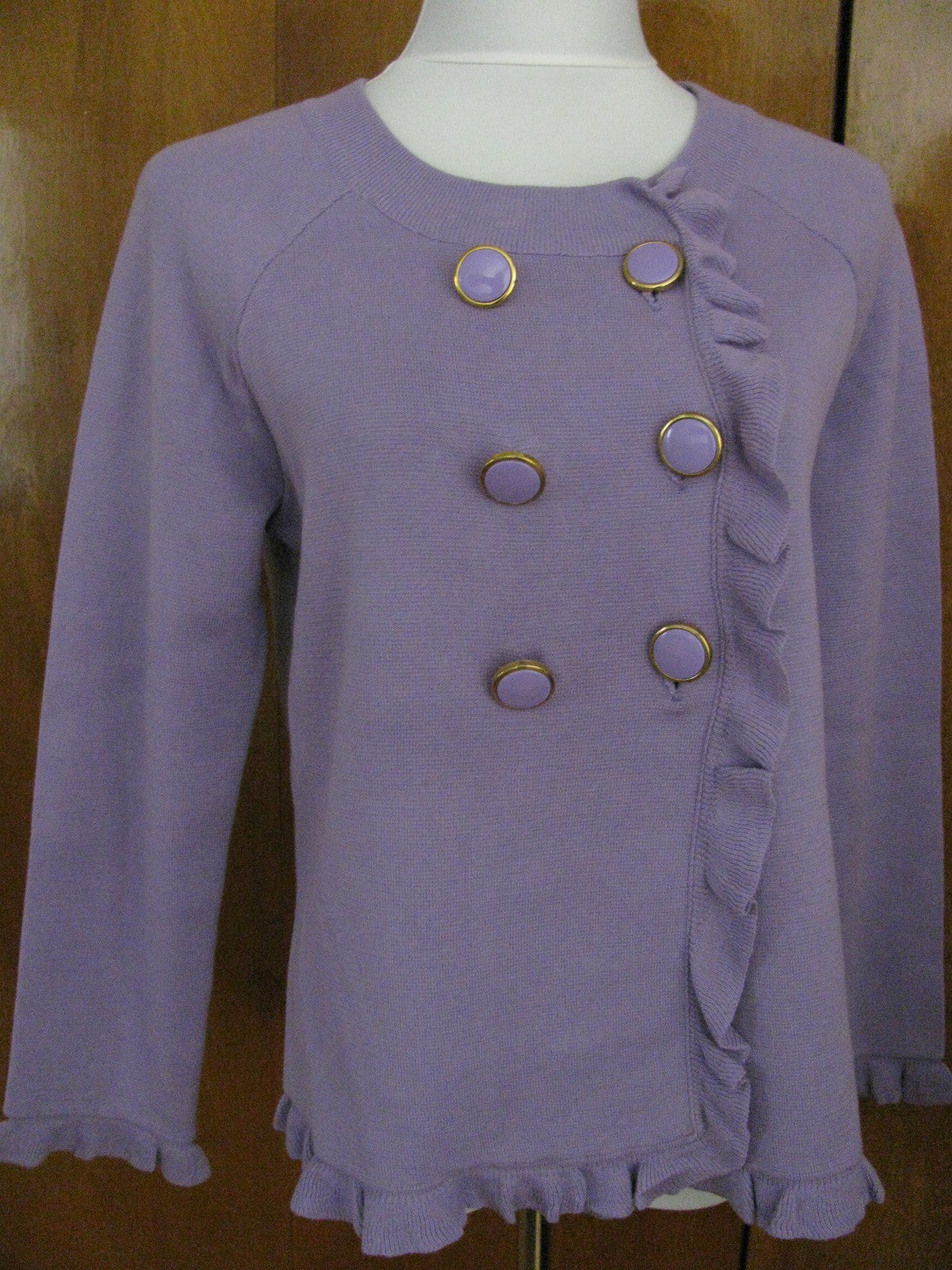 Kenar women's cotton lilac cardigan Large