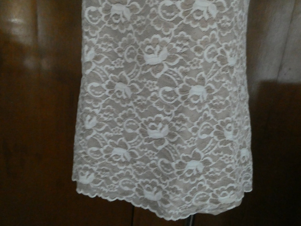 New York & Company Women’s Beige Detailed Tank Top Large