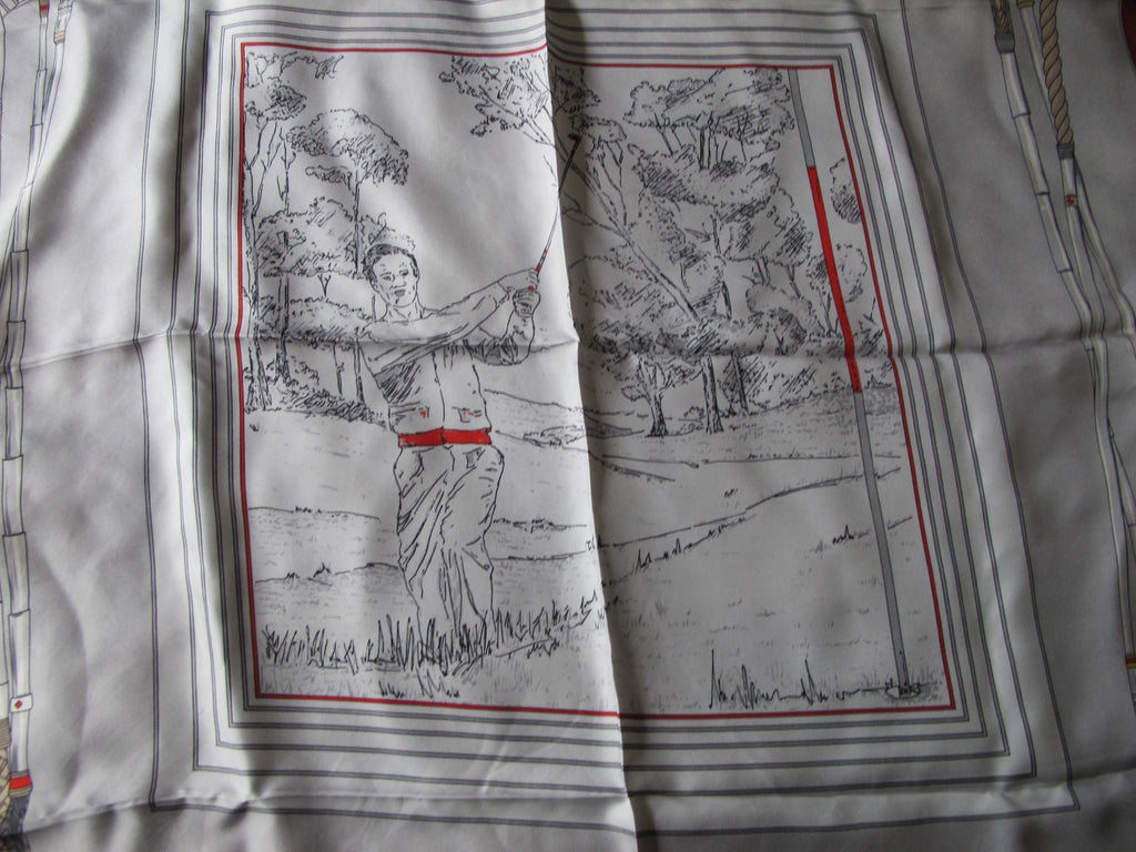 Vintage Fittorio Scarf Wrap Shawl - Hand Rolled Hem 33 x 33