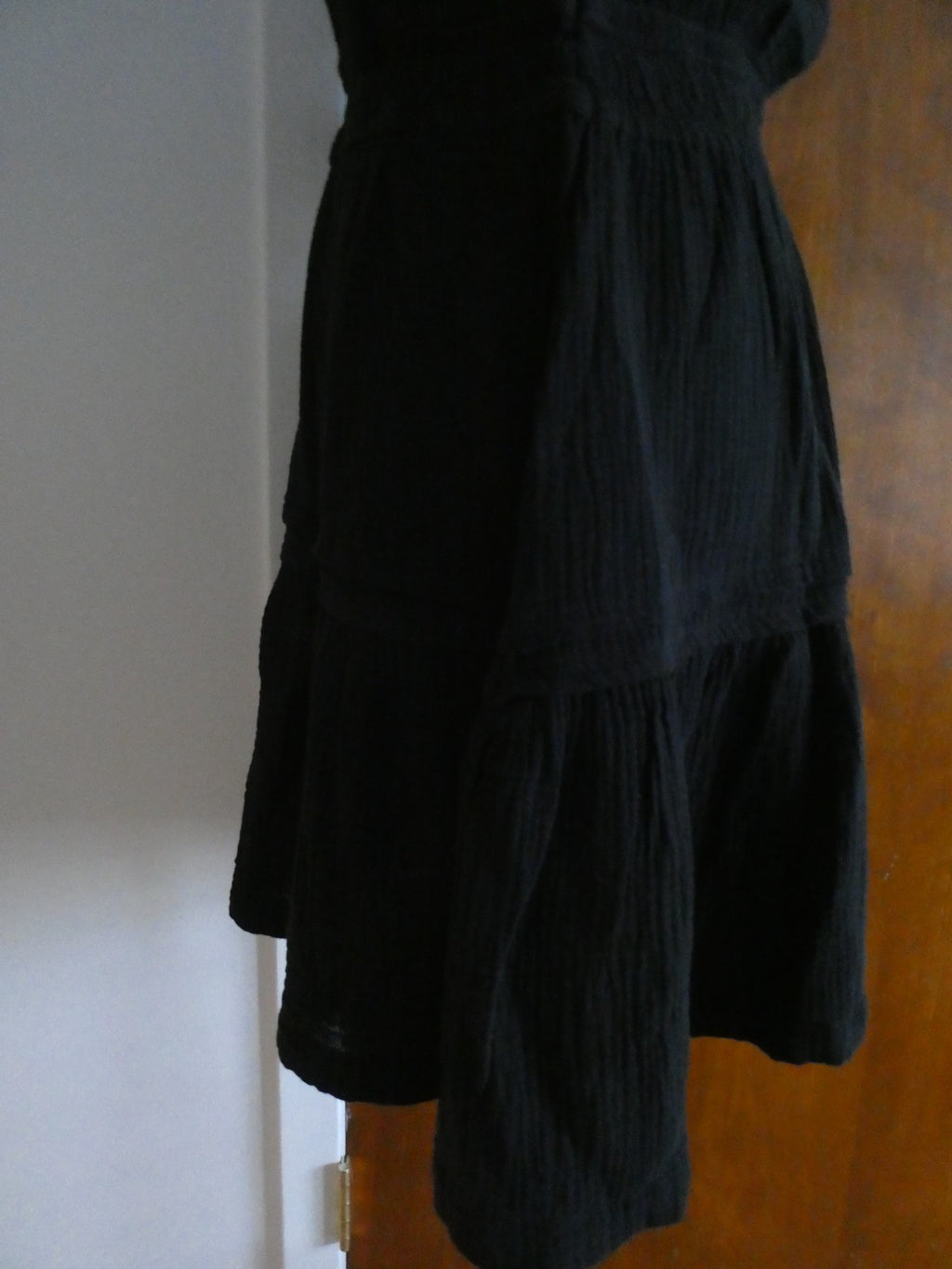 U.S. Polo Assn. Women's Black Tiered Dress Size Medium 100% Cotton NWT