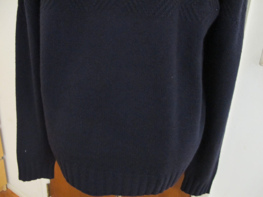 Bloomingdale's men's true navy cashmere sweater New
