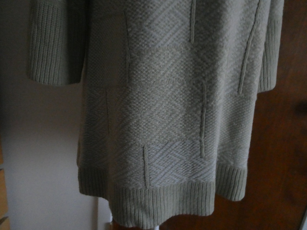 Free People Pale Sage Sweater Dress Size L NWT Oversized Knit Tunic Boho $138