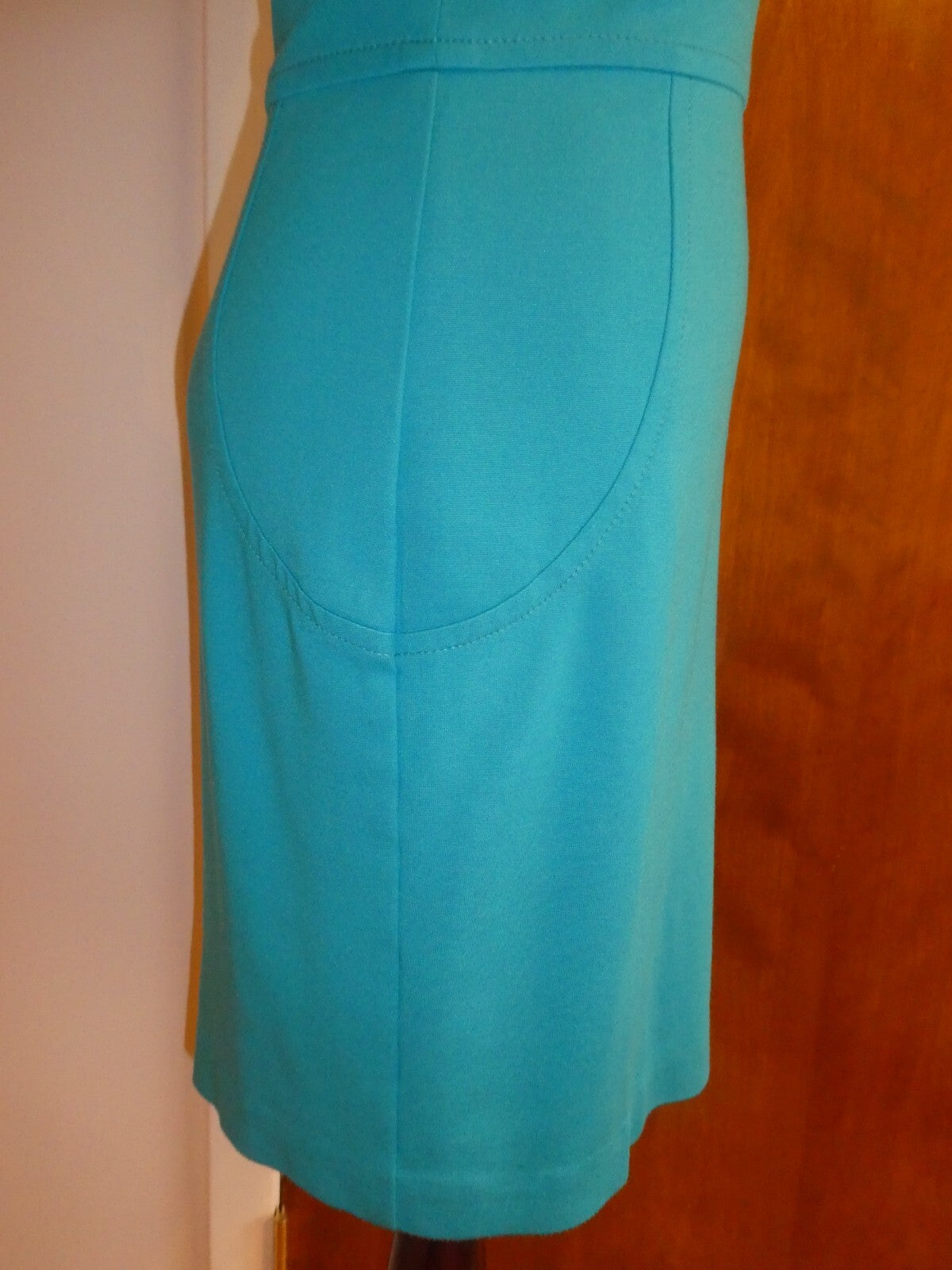 Trina Turk Women Lined Turquoise Teal Gorgeous Dress Size 2