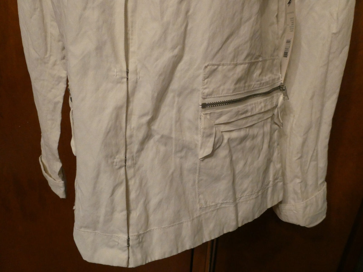 Tahari women's white soft cotton/nylon lined blazer US 14, UK 18, IT 50