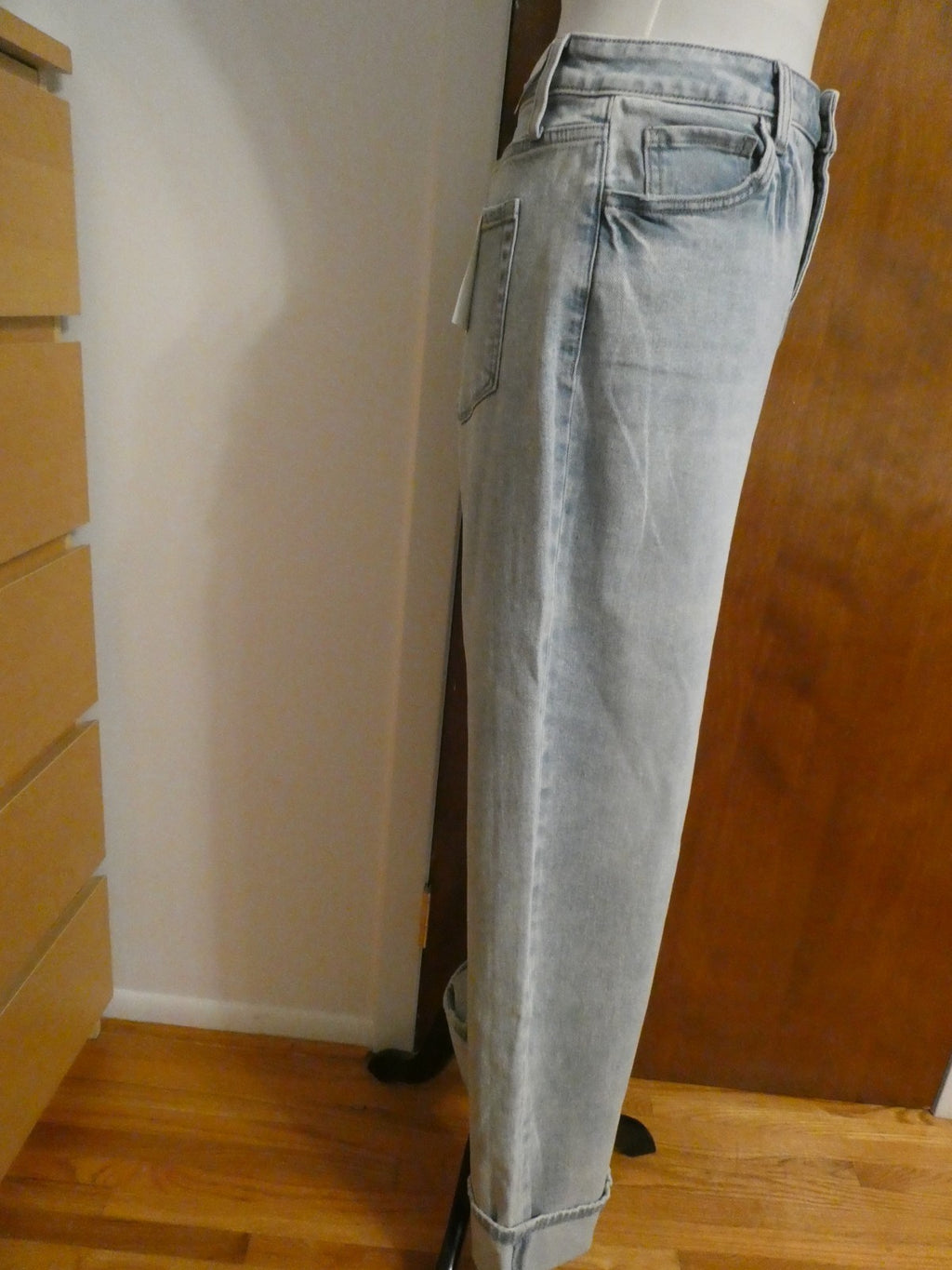 Lovervet By Vervet Women Jeans Uncharted Threads GLYDenim Wash Wide Leg Tall 31