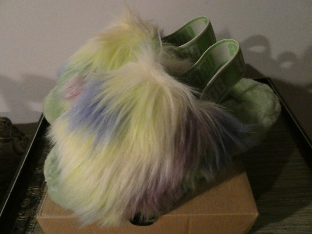 UGG Women's Fluff Yeah Slide Tie Dye Slipper Multicolor US 6, US 7