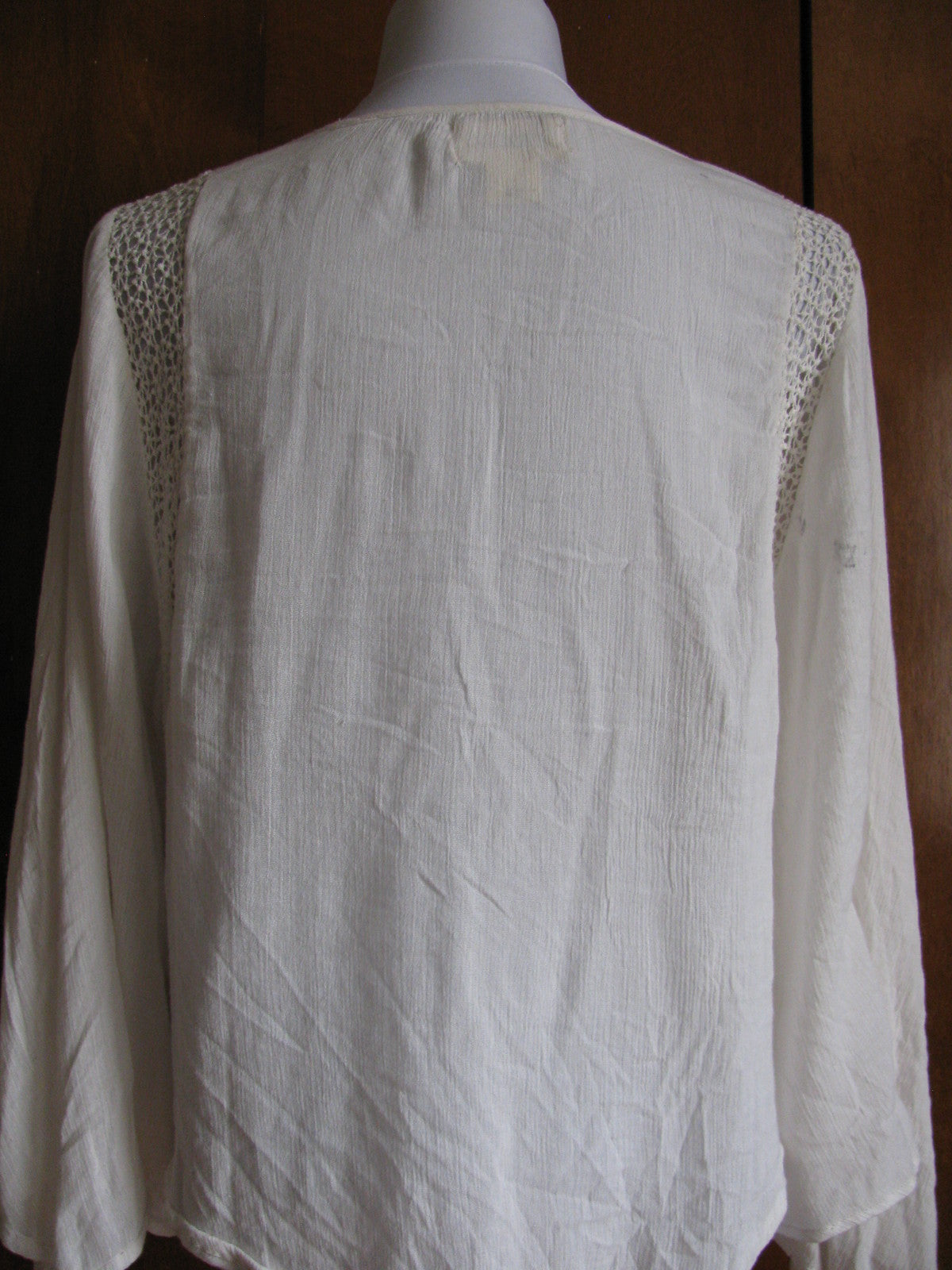 Denim & Supply women’s off white cotton viscose top Small New