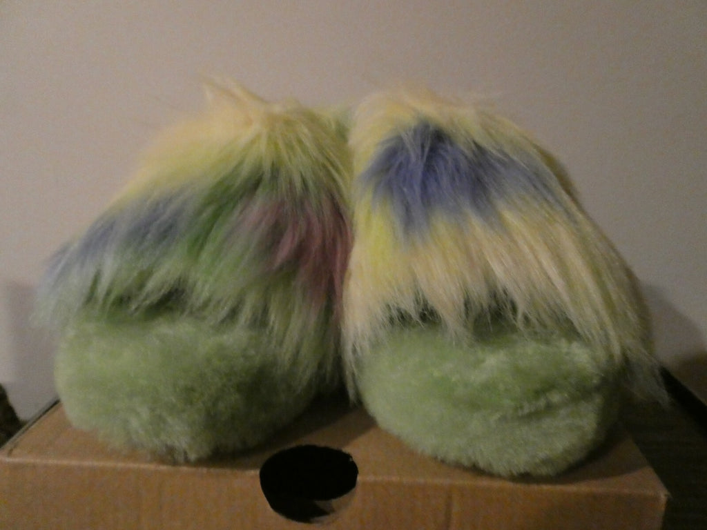 UGG Women's Fluff Yeah Slide Tie Dye Slipper Multicolor US 6, US 7
