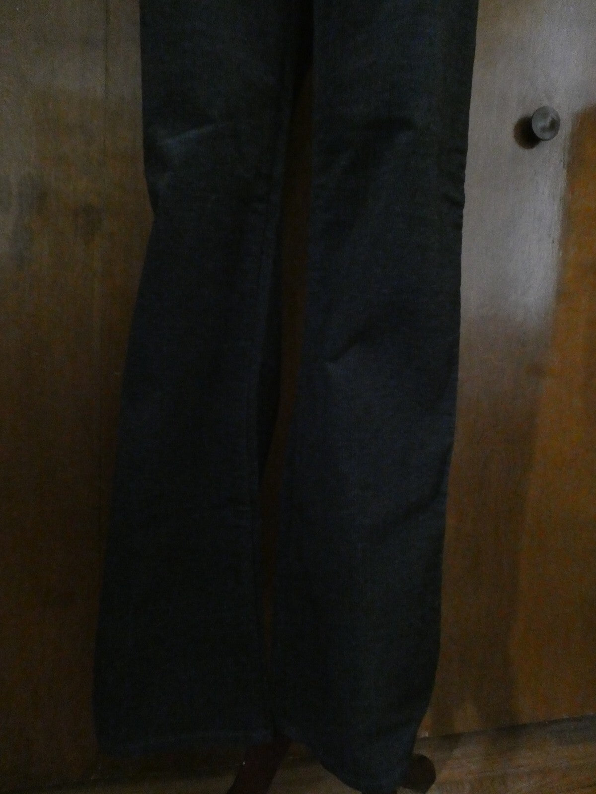 Jones New York Signature women's cotton dark gray pants wide leg at bottom SZ 10