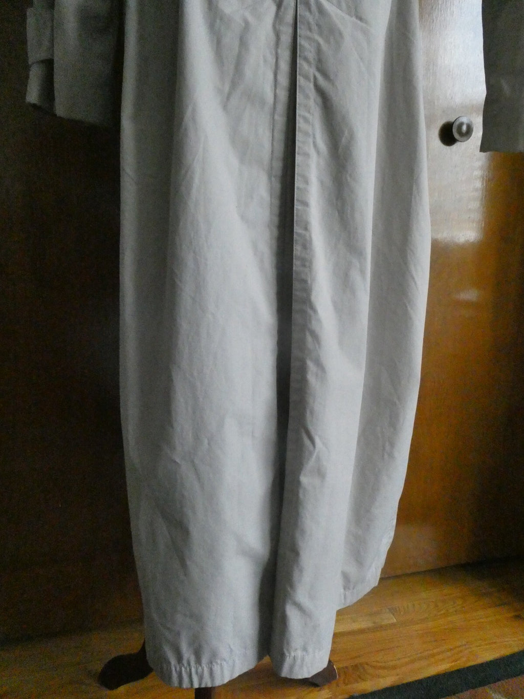 Misty Harbor Women’s Beige Long Trench Coat VTG Size 14