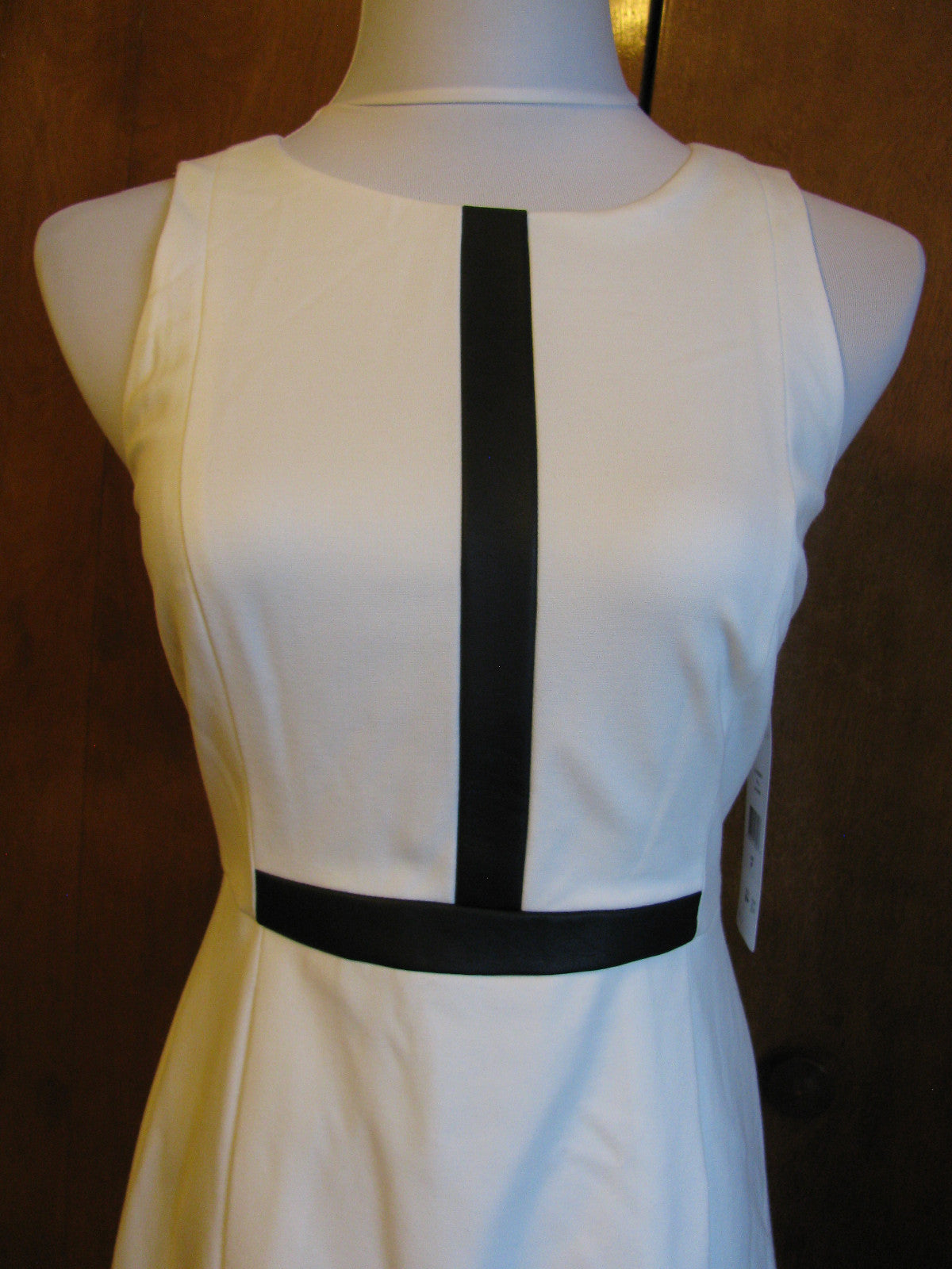 Ralph Lauren women's lined off white detailed dress New