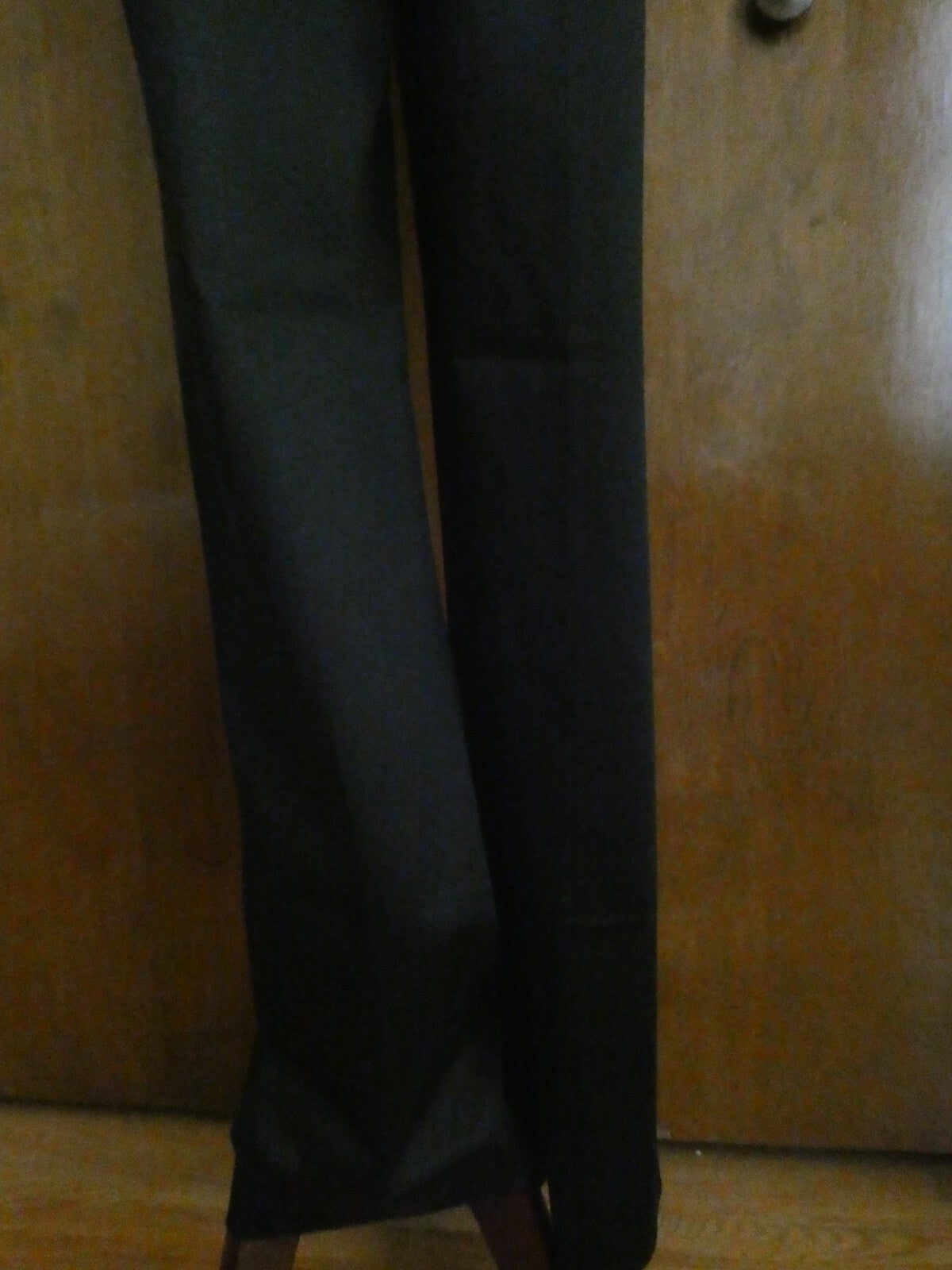 Jones New York Signature women's cotton black pants wide leg at bottom size 12