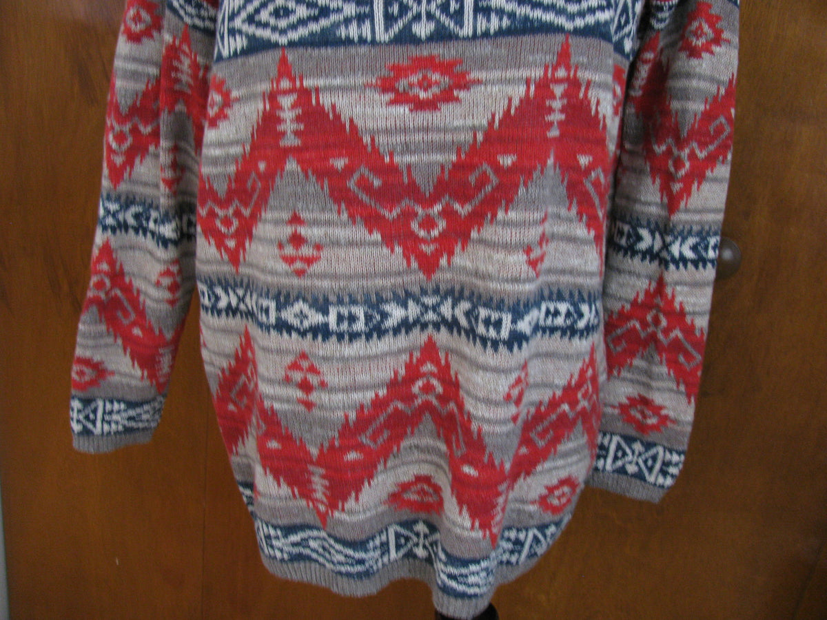 Denim & Supply women's multi color cotton 3/4 sleeves sweater Small