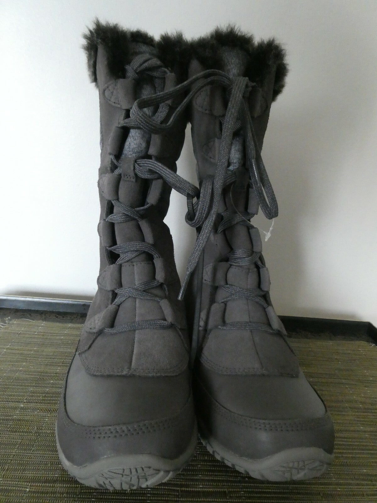 The North Face authentically women's gray waterproof boot  7