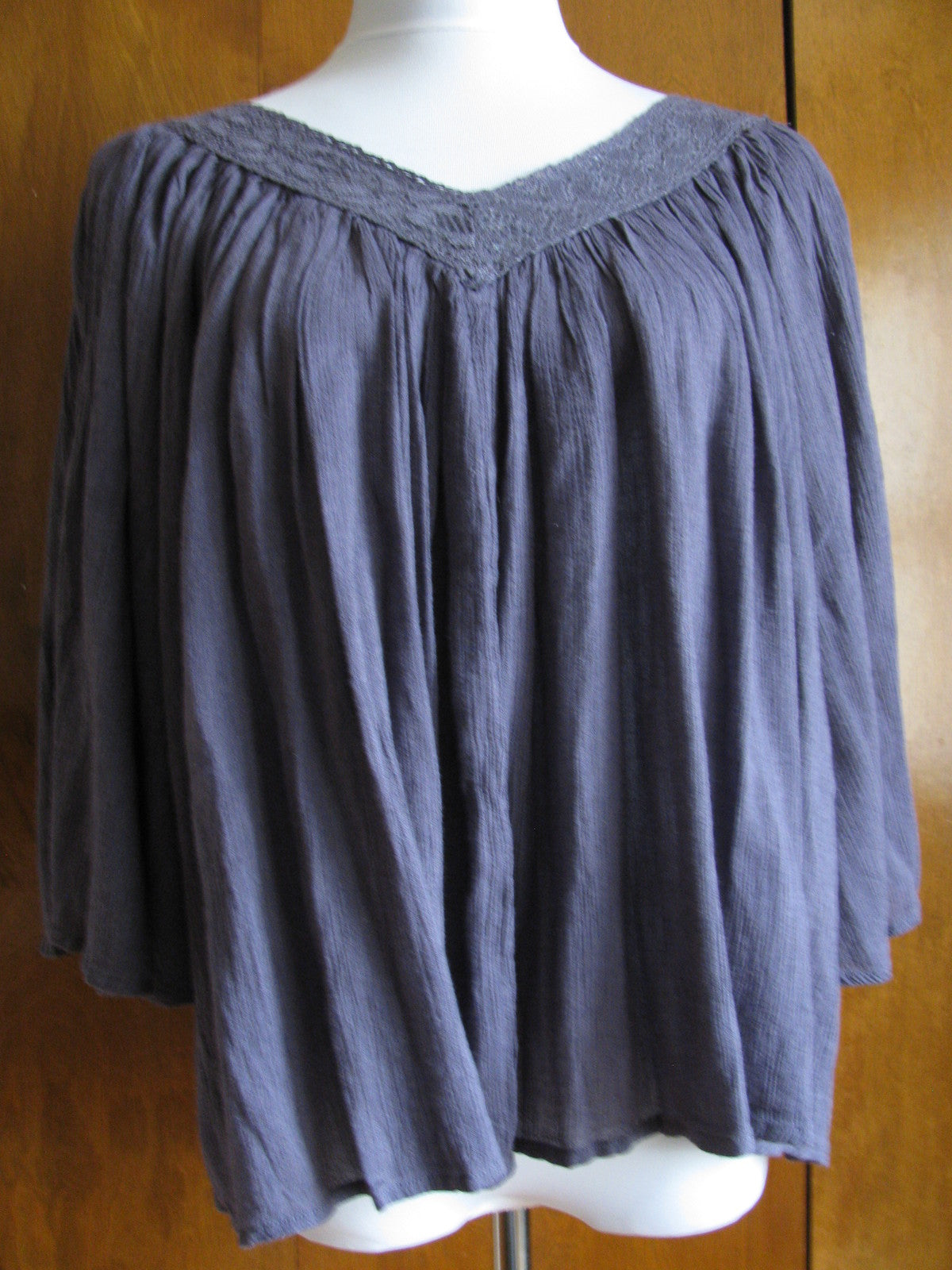 Denim & Supply women’s washed purple cotton viscose top  New