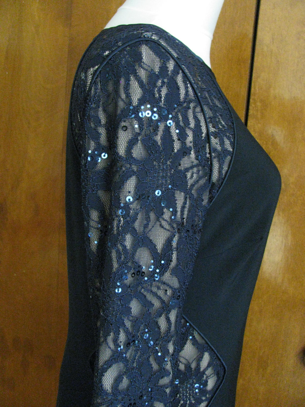 Ralph Lauren women's navy lined evening dress Size 4