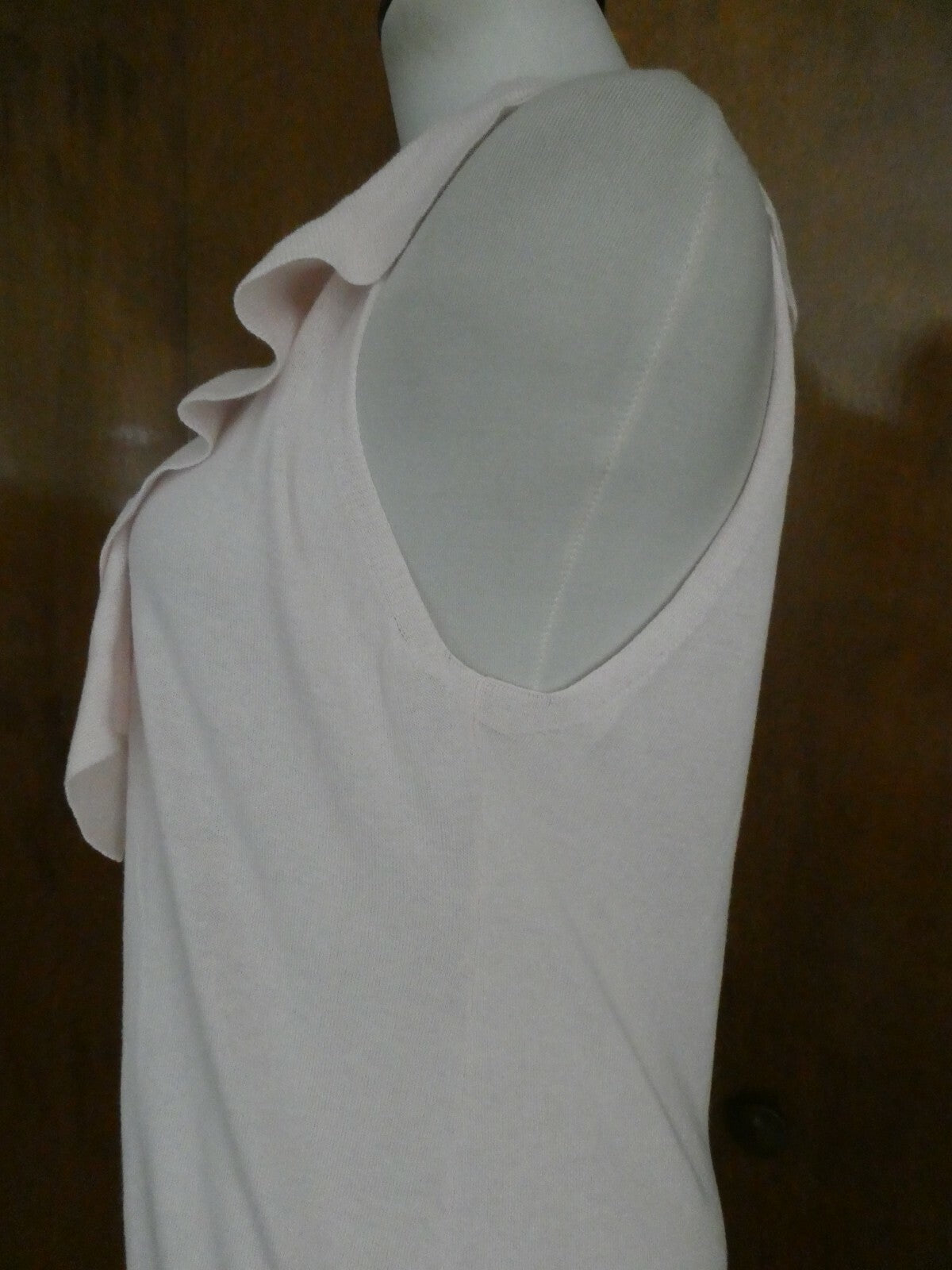 Gap women’s pink cotton/modal top hook closure size Large
