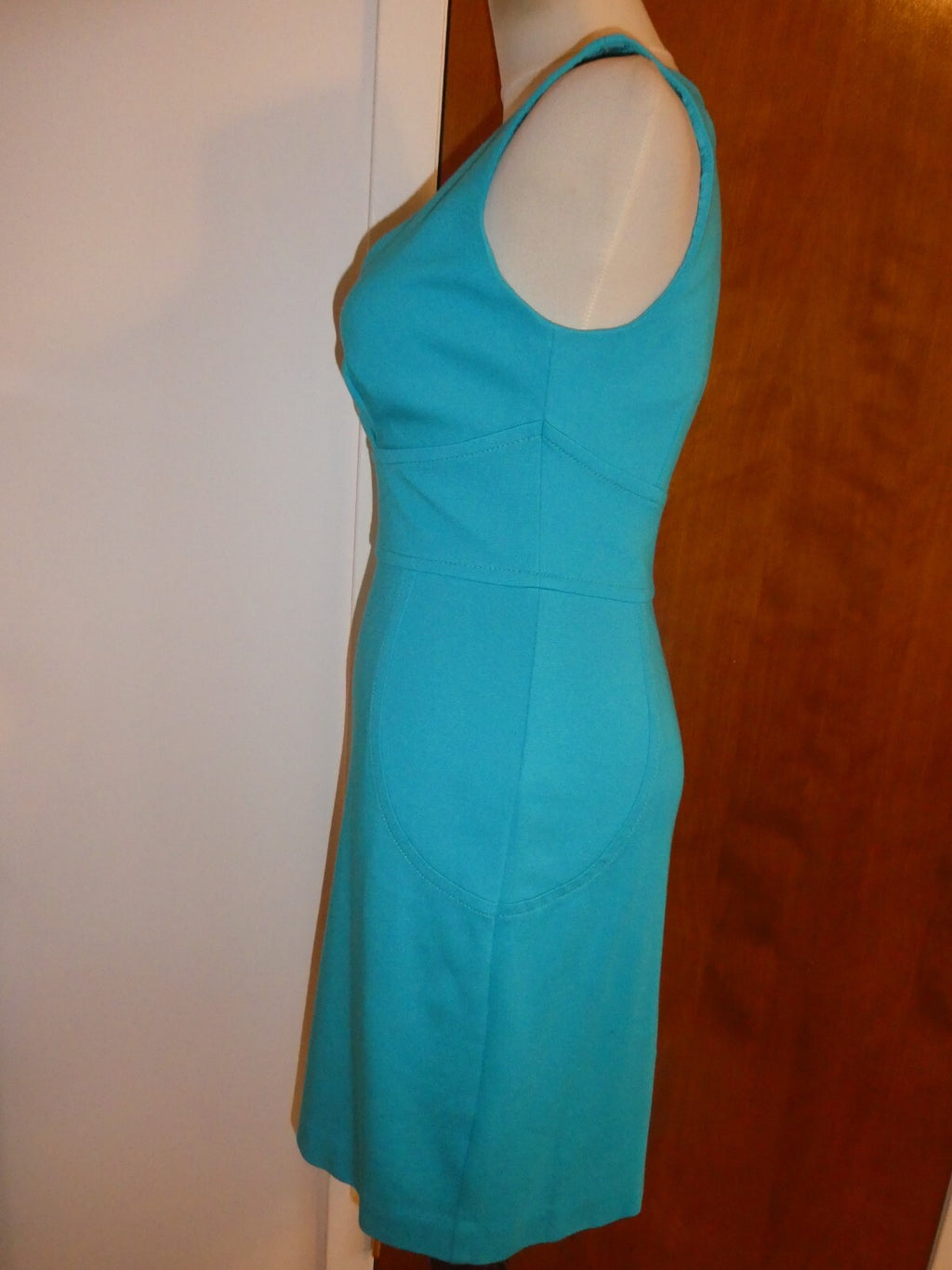 Trina Turk Women Lined Turquoise Teal Gorgeous Dress Size 2