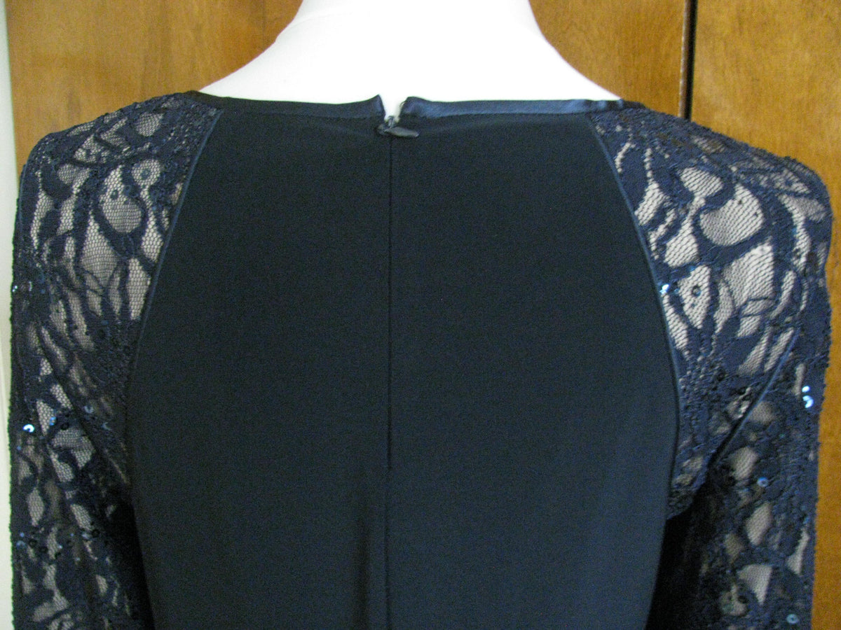 Ralph Lauren women's navy lined evening dress Size 4