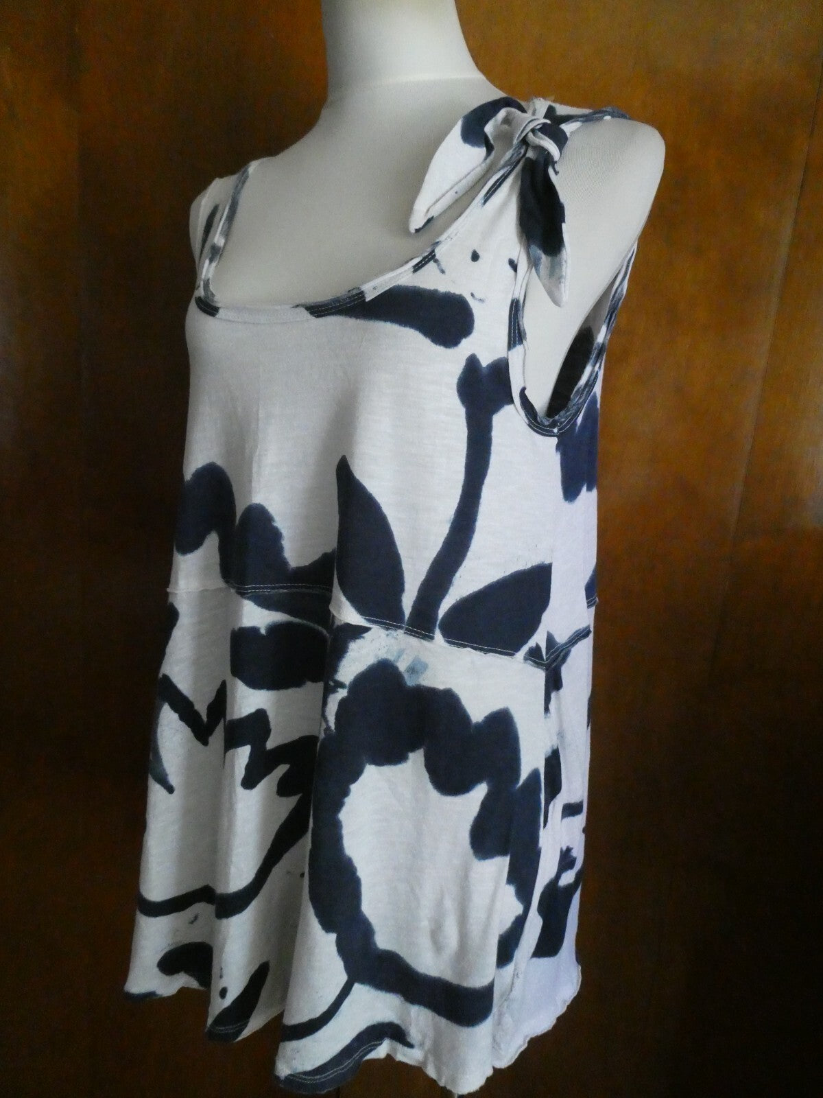 Anthropologie Pure+ Good Women’s Soft Cotton MultiColor Short Dress Size Medium