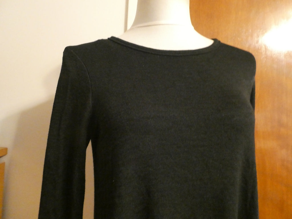 Gap Women's Black Long Sleeves A-Line Dress Size Medium