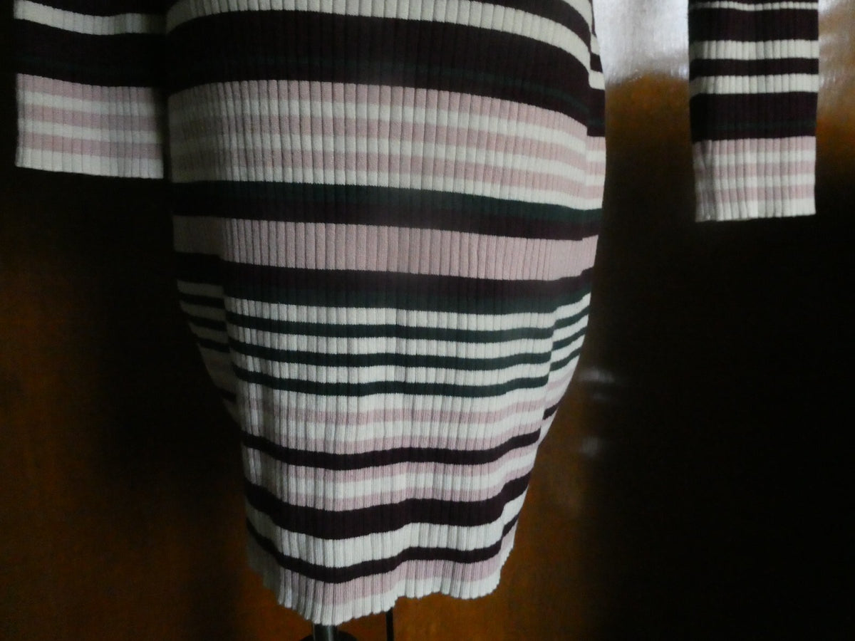 No Boundaries Juniors XXL-19 Colored Sweater Dress Cut Front Stretch Long Sleeve
