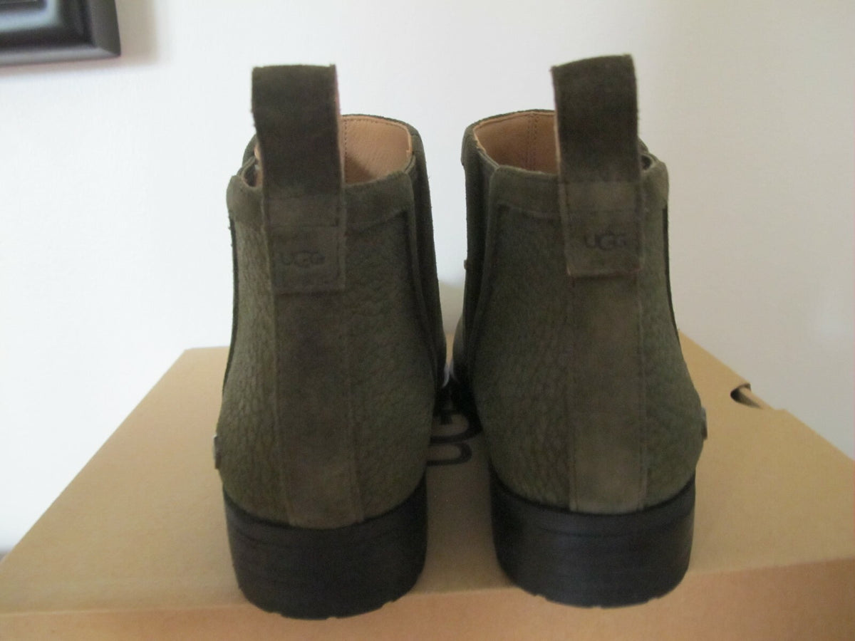 UGG Mcclaire ankle boots women’s soft suede green new 7, 8