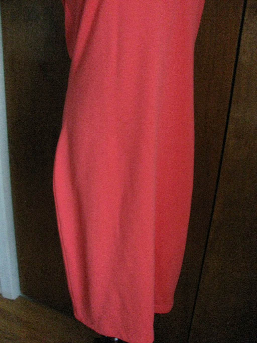 Lacoste women's red cotton halter dress US12/Euro44 NWT 