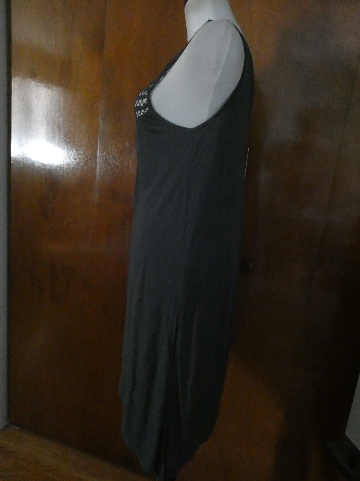 Free People Women’s Asymmetric Deep Teal Sleeveless Dress XS 