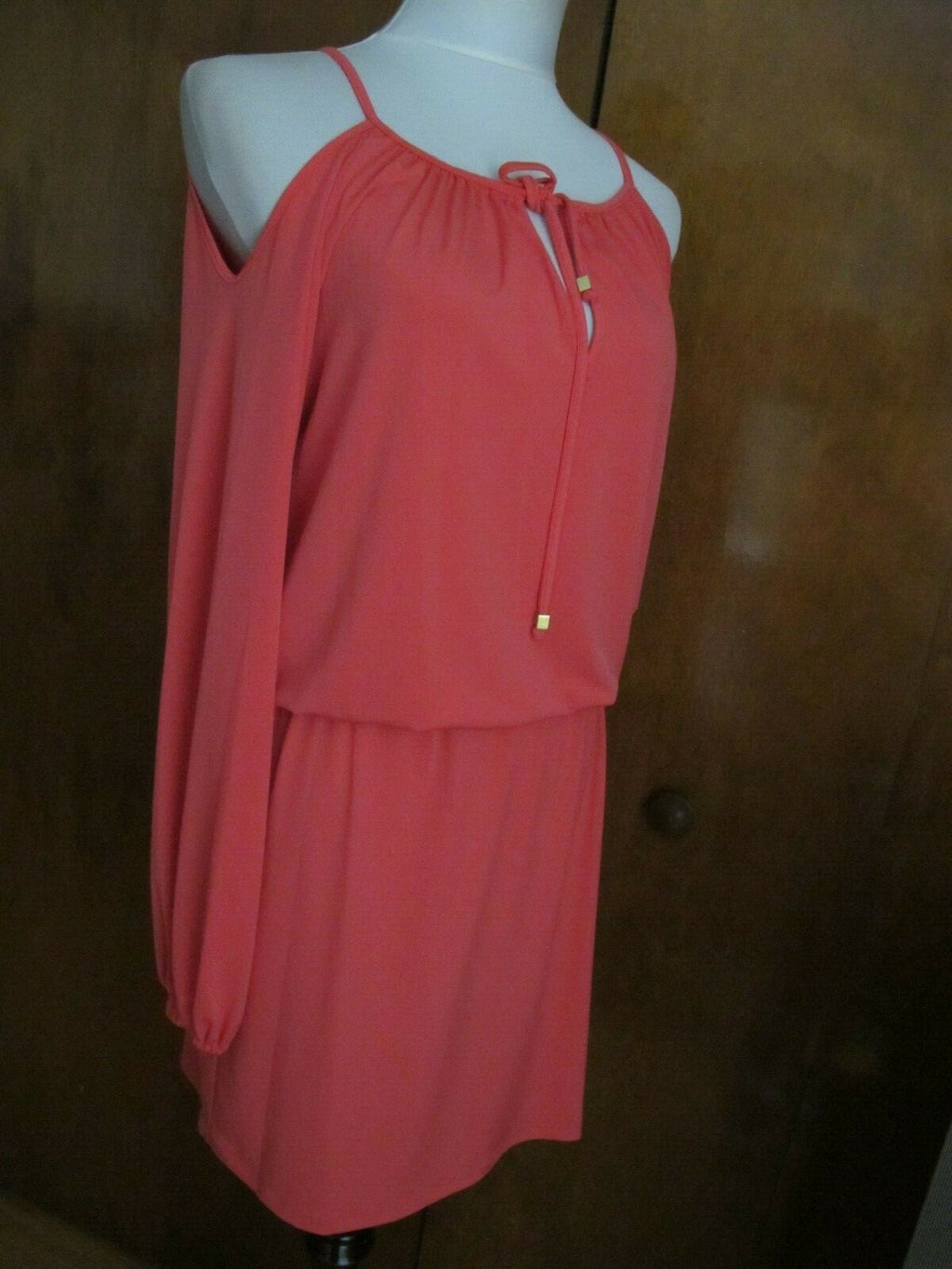 Michael Kors women's red cutout dress Medium New