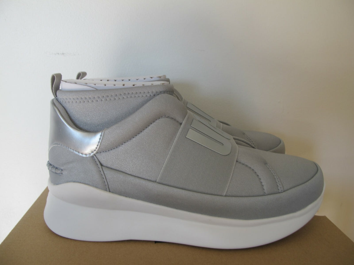 Ugg Australia Women’s NEUTRA Slip On Sneaker Shoes Silver Gray W/1110878