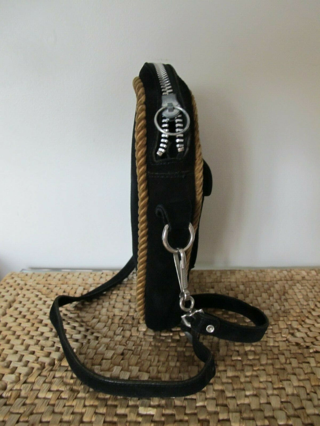 Vintage Women’s Leather Suede Shoulder Bag Bought In Italy