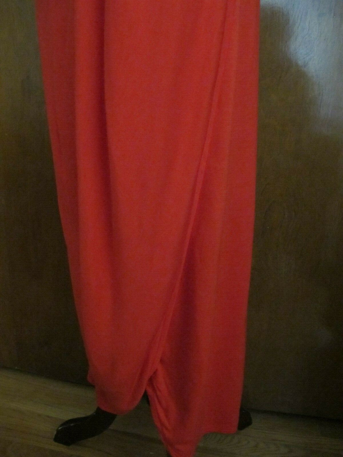 Armani Exchange women's red maxi rayon skirt x-small/thin and petite