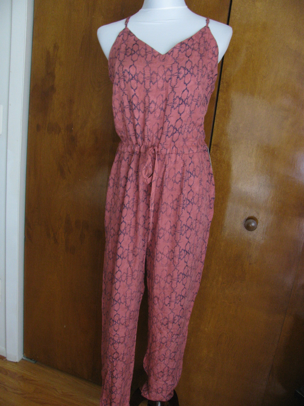Free People women’s tomato comb rayon romper size large NWT