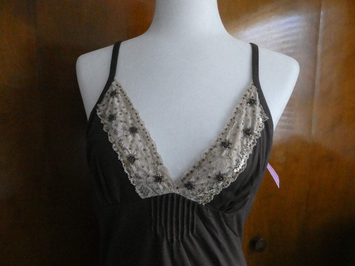 Hot Kiss Women’s Brown Tahk Top – Stylish & Trendy Large