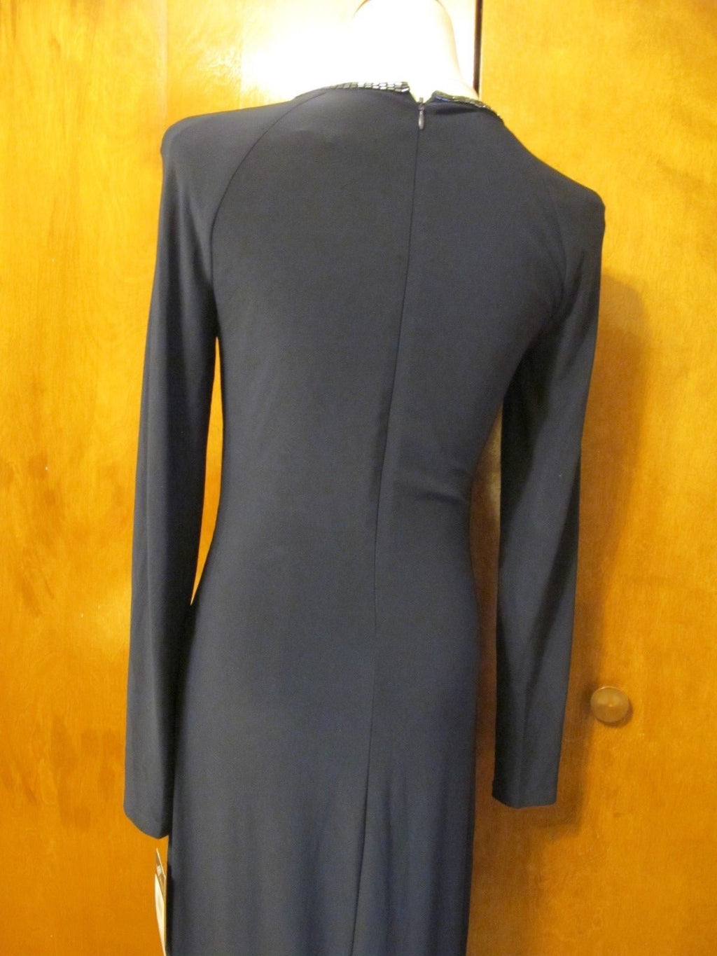 Ralph Lauren women's navy maxi evening detailed NWT dress size 6