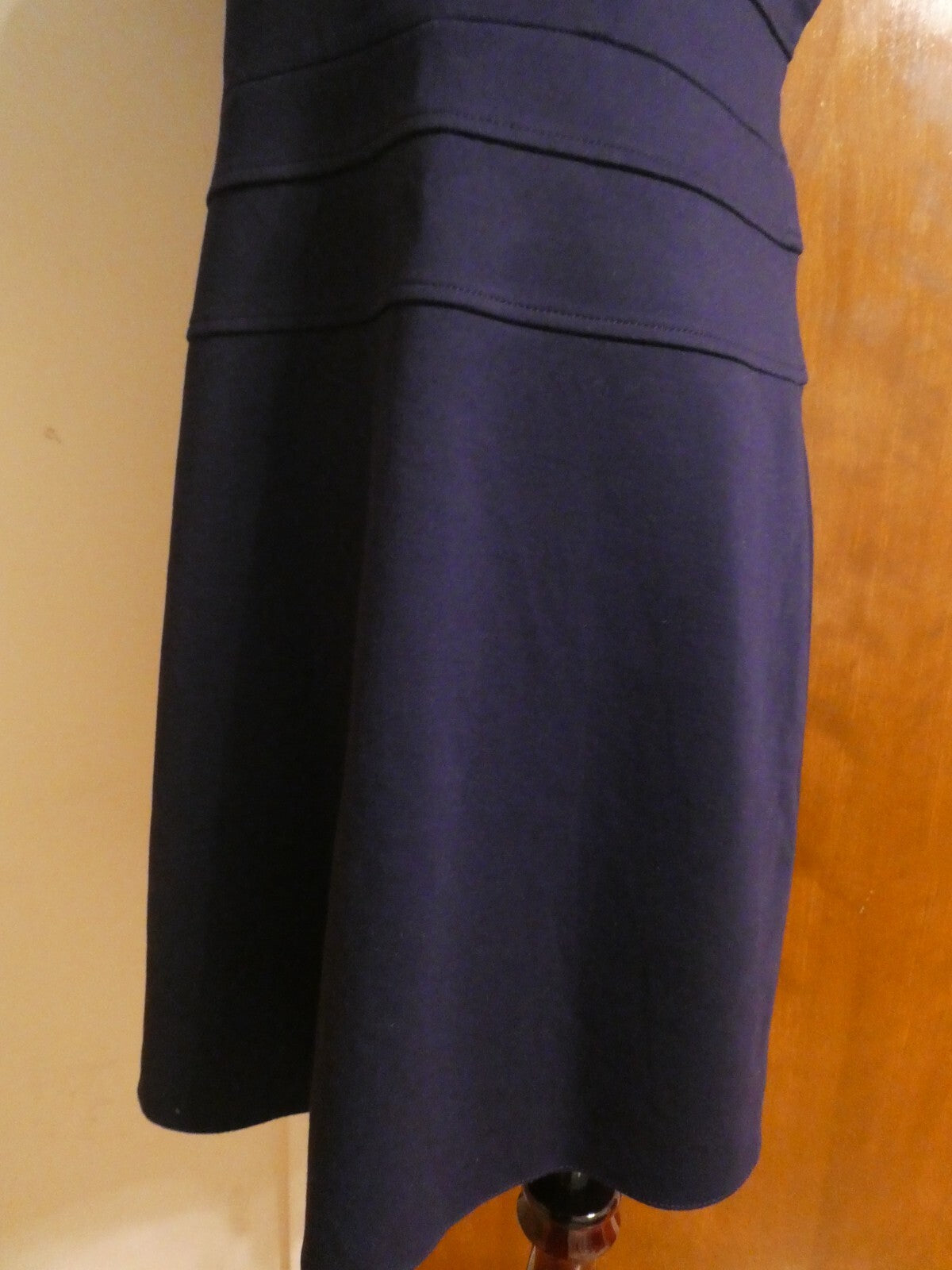 Tahari women's purple detailed dress 14P