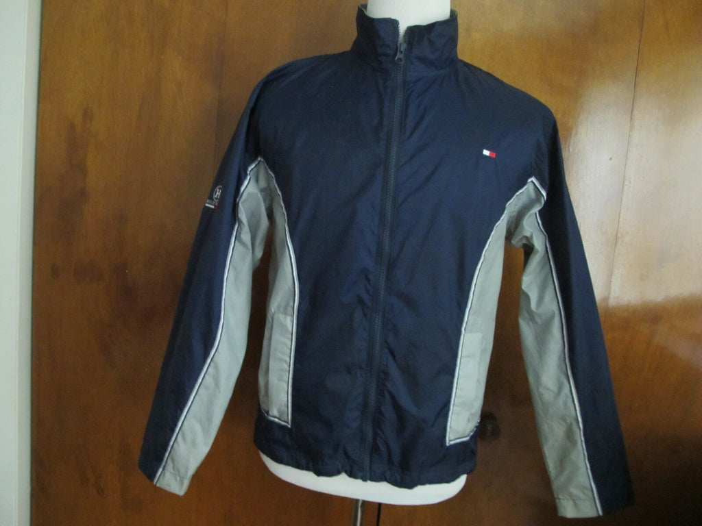 Tommy Hilfiger navy/gray boys XL zip out jacket 